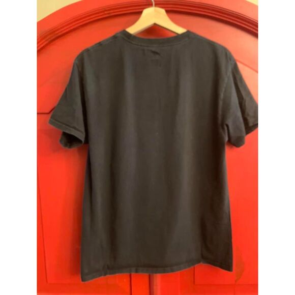 Cubs Baseball Adult Medium Dabbing Rainbow Unicorn Shirt Tee Top Black Hanes EUC - Picture 2 of 3